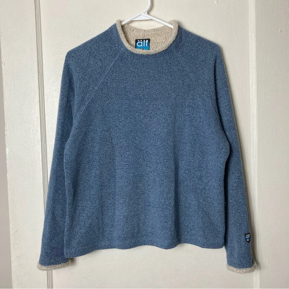 Alf vintage Kuhl blue sweater fleece womens M_2